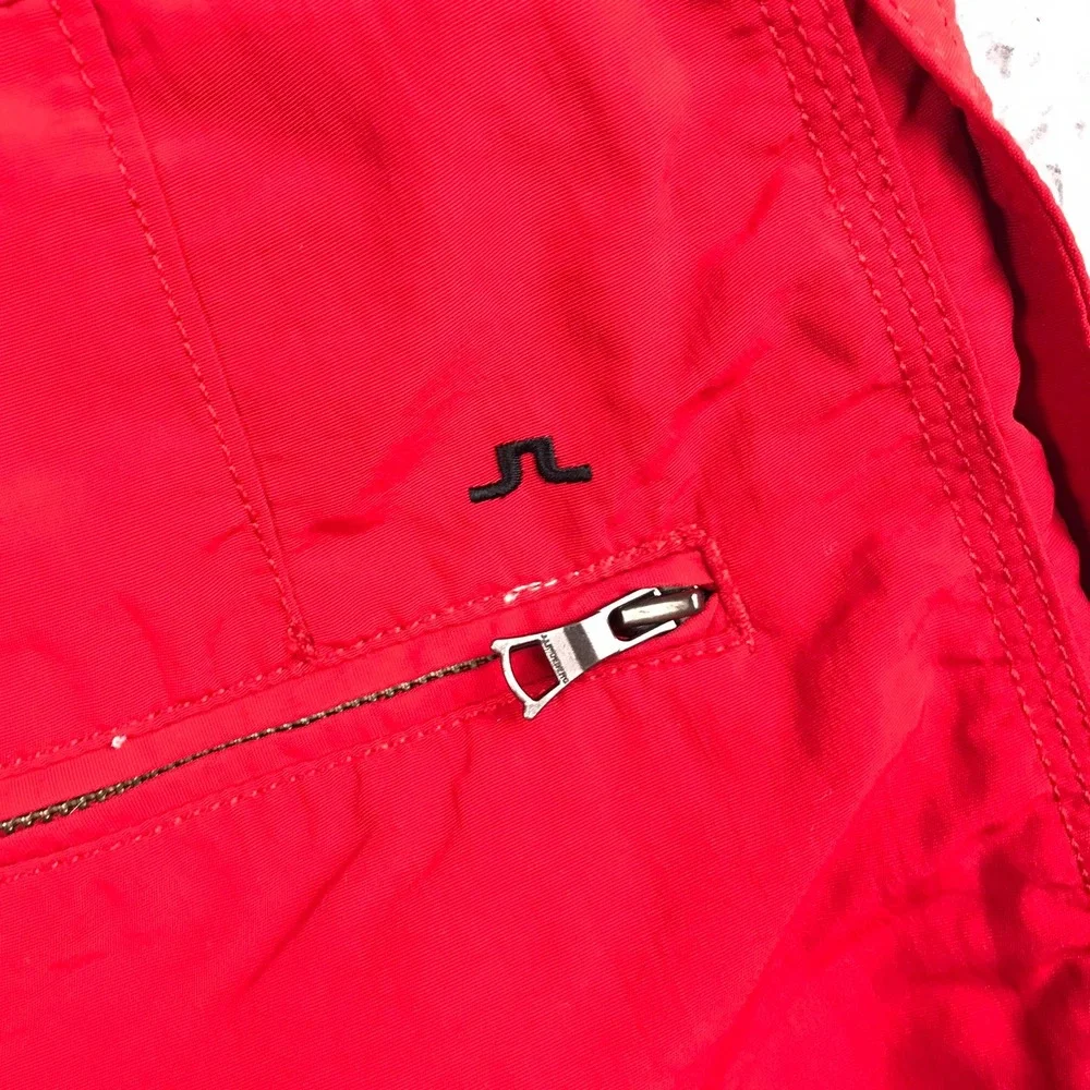 J Lindeberg Swim Trunks Mens S Red 7